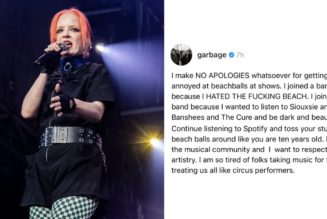 Garbage's Shirley Manson Rages Out Over Beach Balls Thrown at Stage
