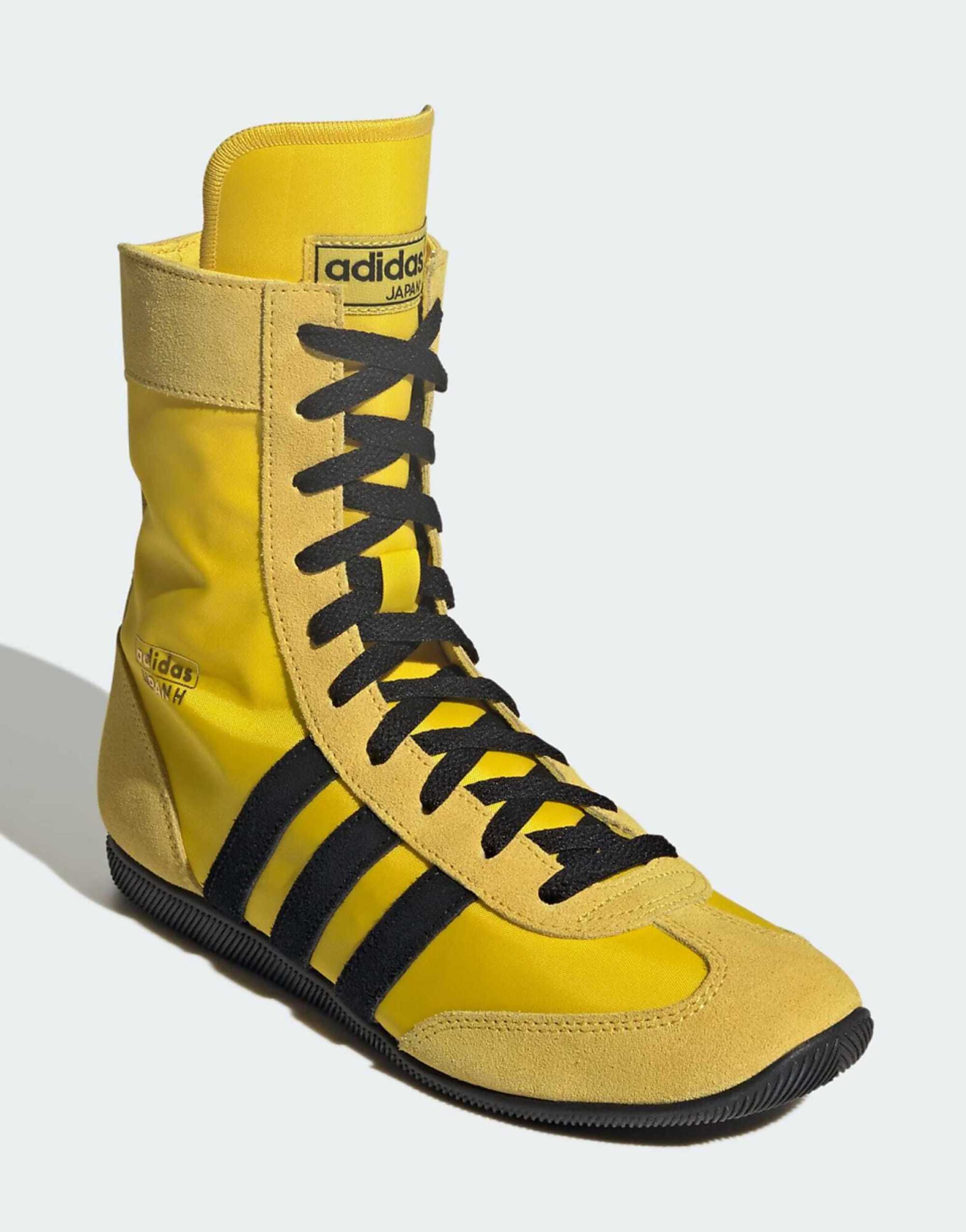 Adidas Originals Japan H Shoes in Yellow and Black and Gold