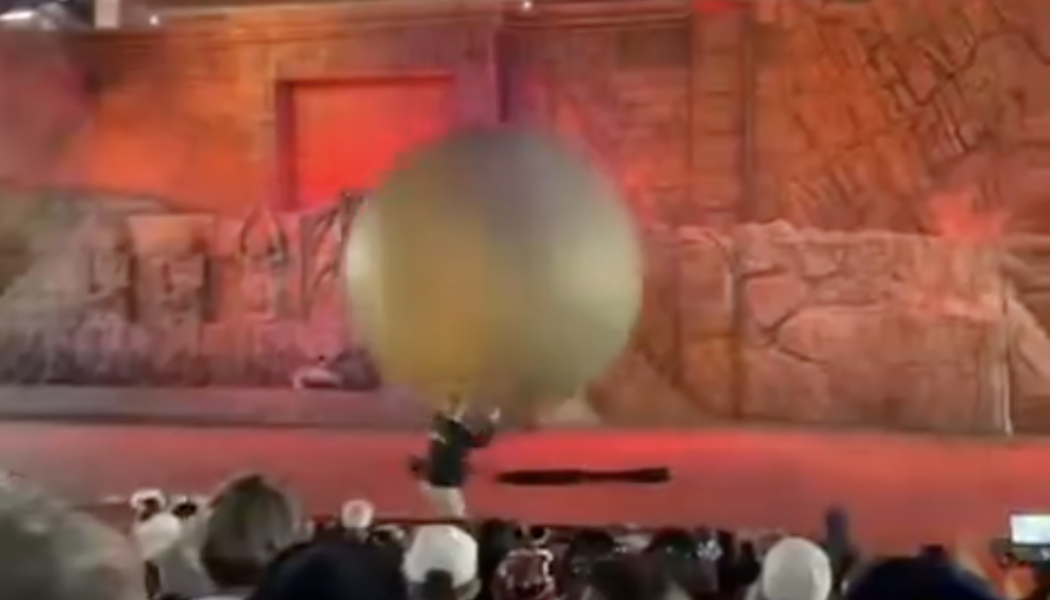 Giant 400-Pound Boulder Dislodged at Indiana Jones Show