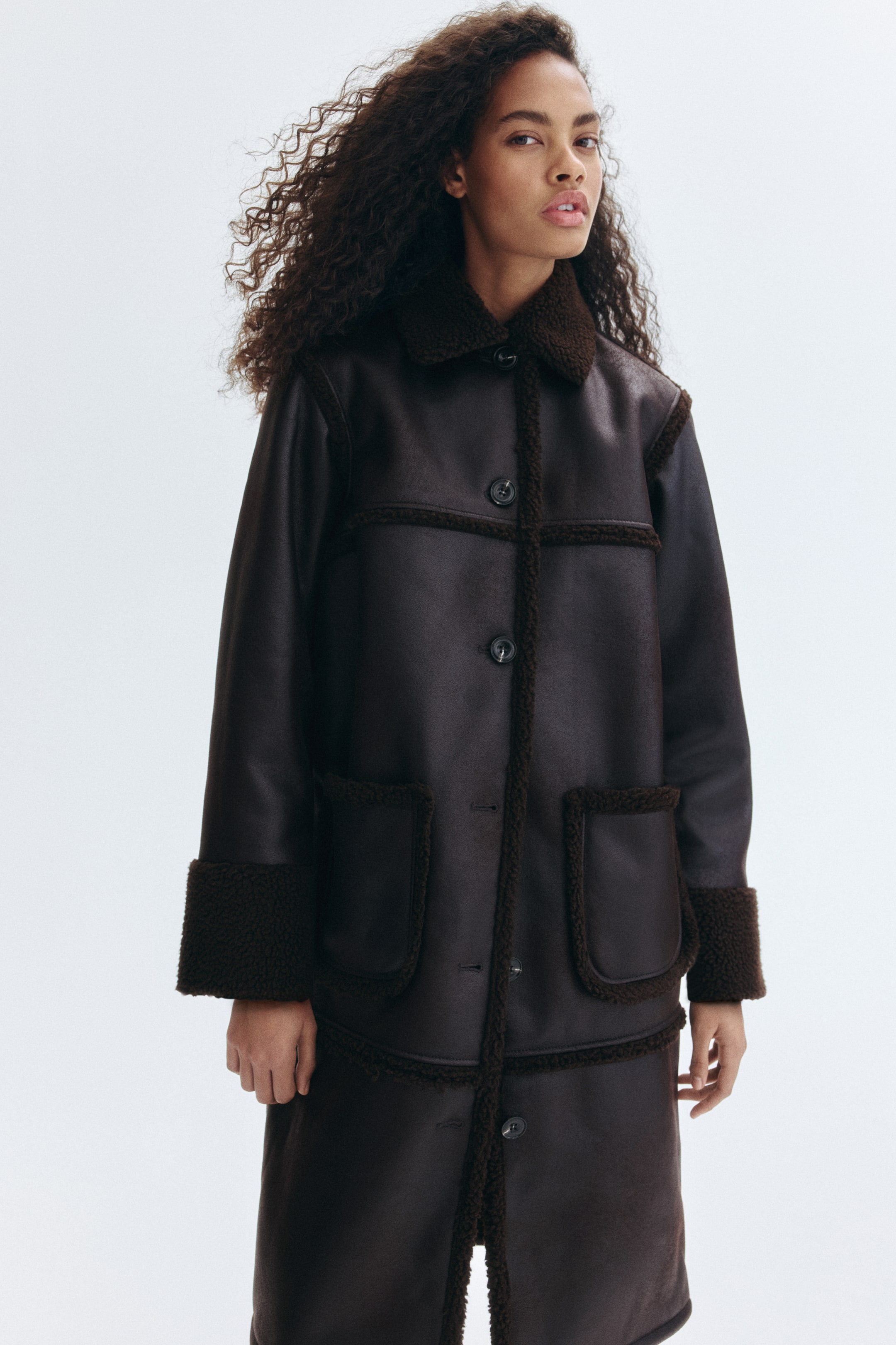 Double-Faced Coat - Black