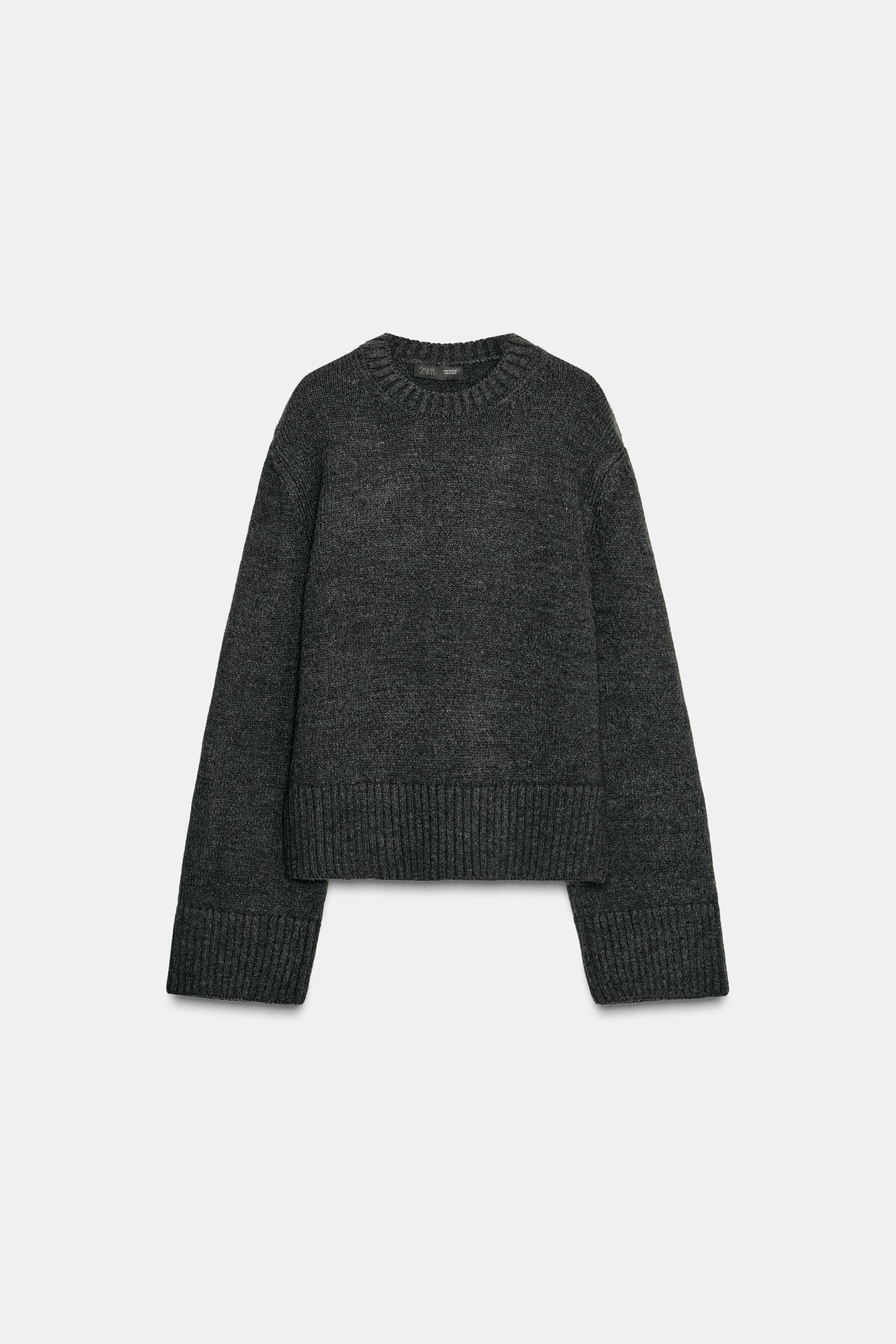 ZARA Rib Trim Knit Jumper