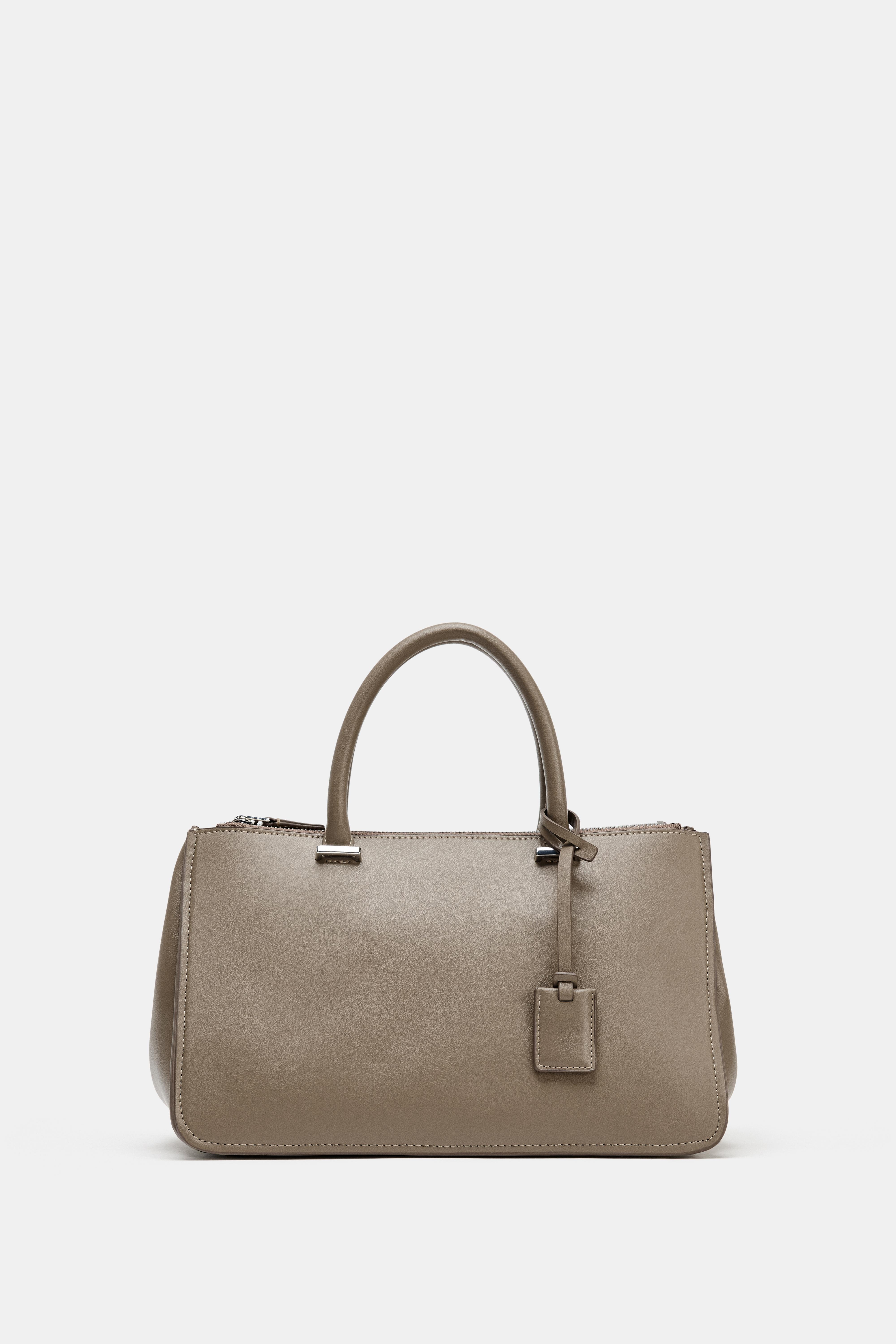 ZARA Double Handle City Bag