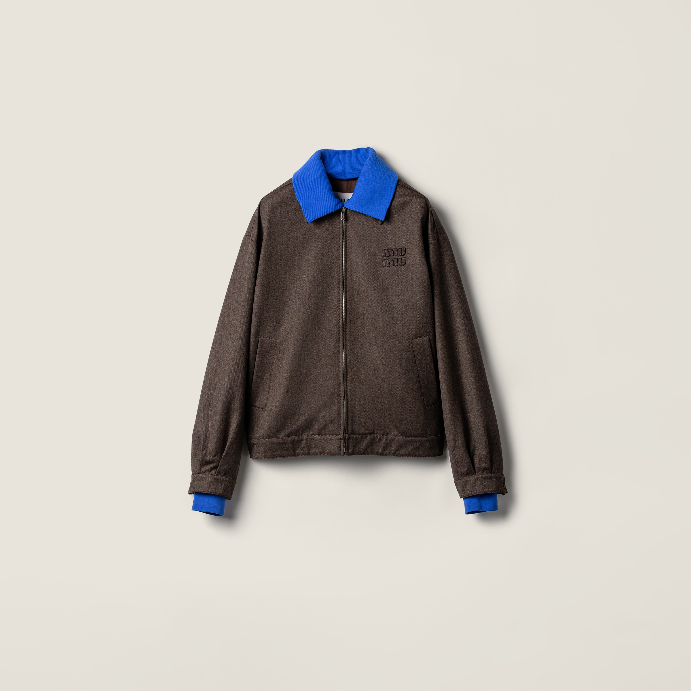 Cover Fabric Blouson Jacket