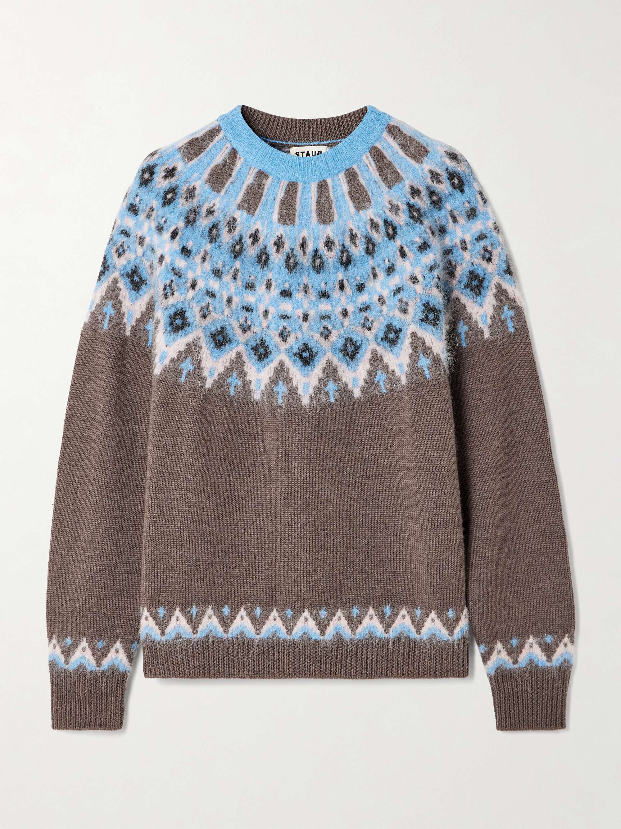 Zane Fair Isle Wool-Blend Sweater