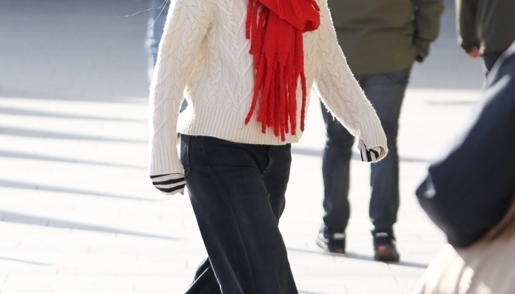 I’m Suddenly Compelled to Style a Crewneck Sweater Exactly Like Emma Watson Just Did in Paris
