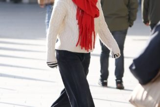 I’m Suddenly Compelled to Style a Crewneck Sweater Exactly Like Emma Watson Just Did in Paris