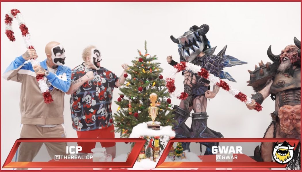 Insane Clown Posse Battle GWAR on Holiday Hot Ones Versus