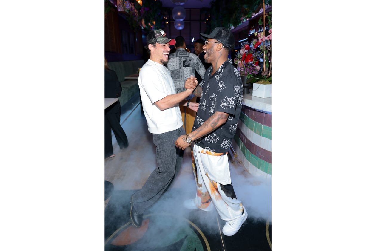 Rivian x It's Good Miami Art Week Las Lap Dinner Borealis Purple Artworks