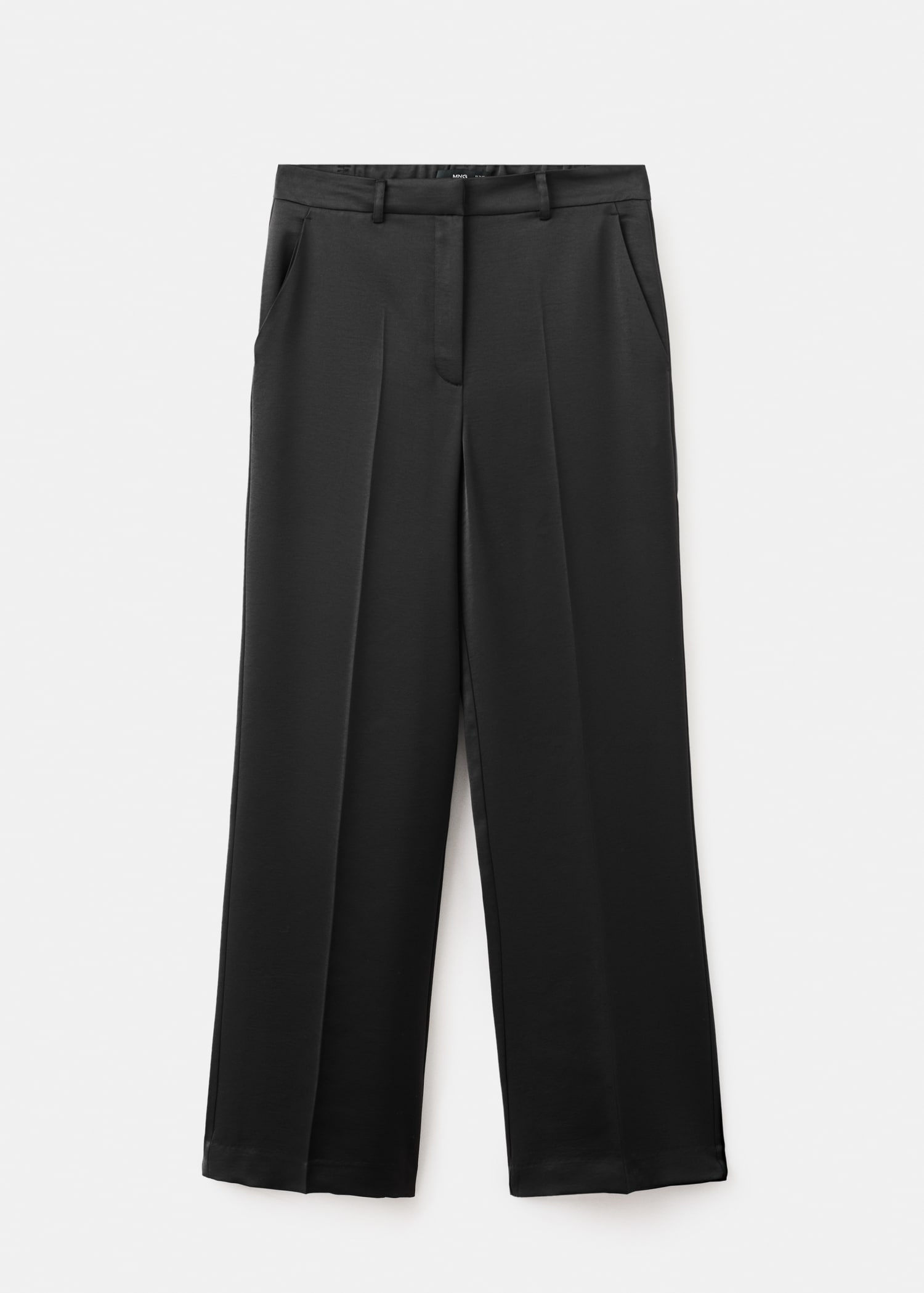 Satin Straight-Fit Pants - Women | Mango Usa