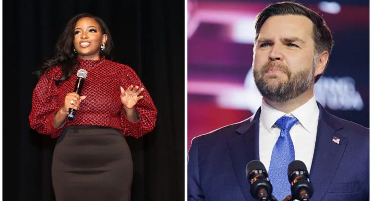Jasmine Crockett Reads Eyeliner-Abuser JD Vance For Filth Following Racist Comments He Made About Her