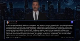 Jimmy Kimmel Comes Out Swinging at Trump Over Rob Reiner Comments