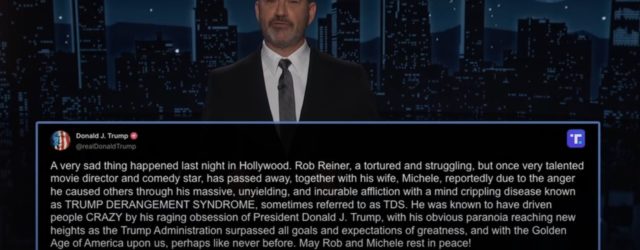 Jimmy Kimmel Comes Out Swinging at Trump Over Rob Reiner Comments