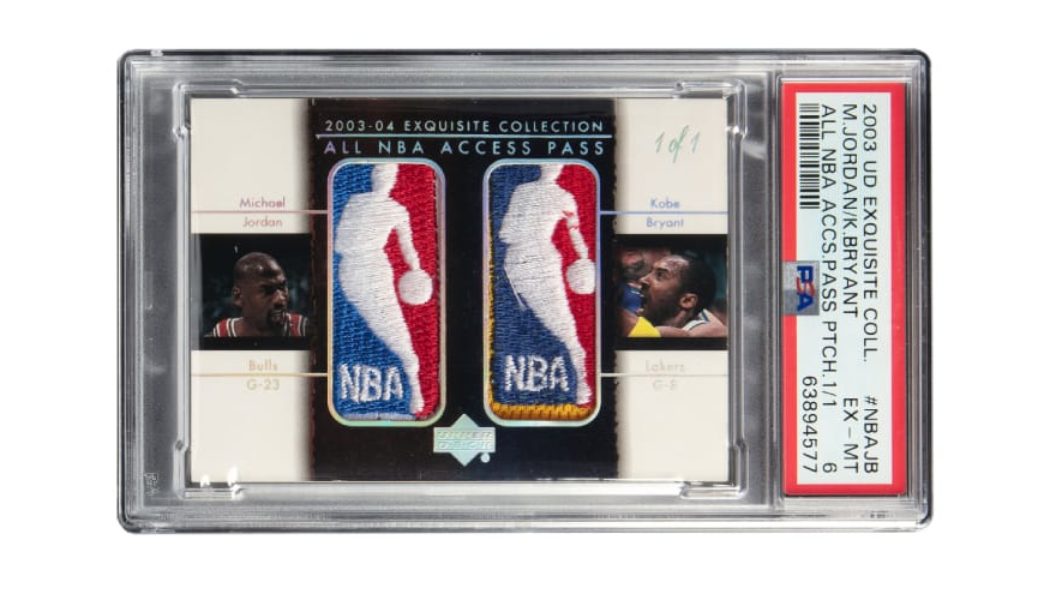 Kobe Bryant and Michael Jordan Dual Logoman Card Sells for $3.17M USD