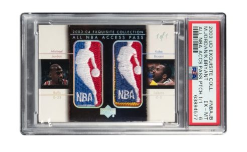 Kobe Bryant and Michael Jordan Dual Logoman Card Sells for $3.17M USD