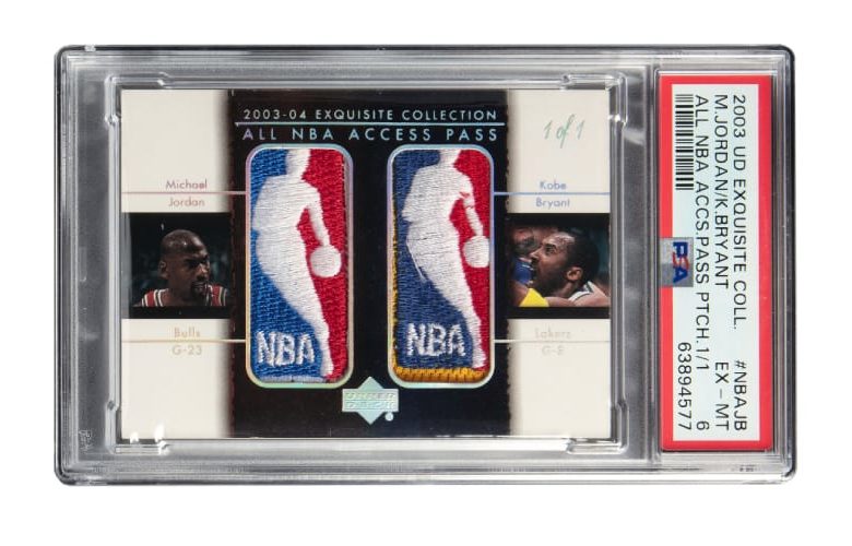 Kobe Bryant and Michael Jordan Dual Logoman Card Sells for $3.17M USD
