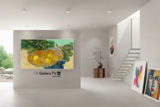 LG officially enters the art TV category with the Gallery TV