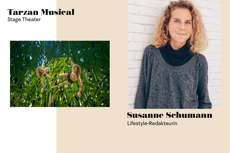 Für Musical-Fans hat Susanne die Neuauflage von "Tarzan" in Hamburg schon Probe gesehen und gehört.