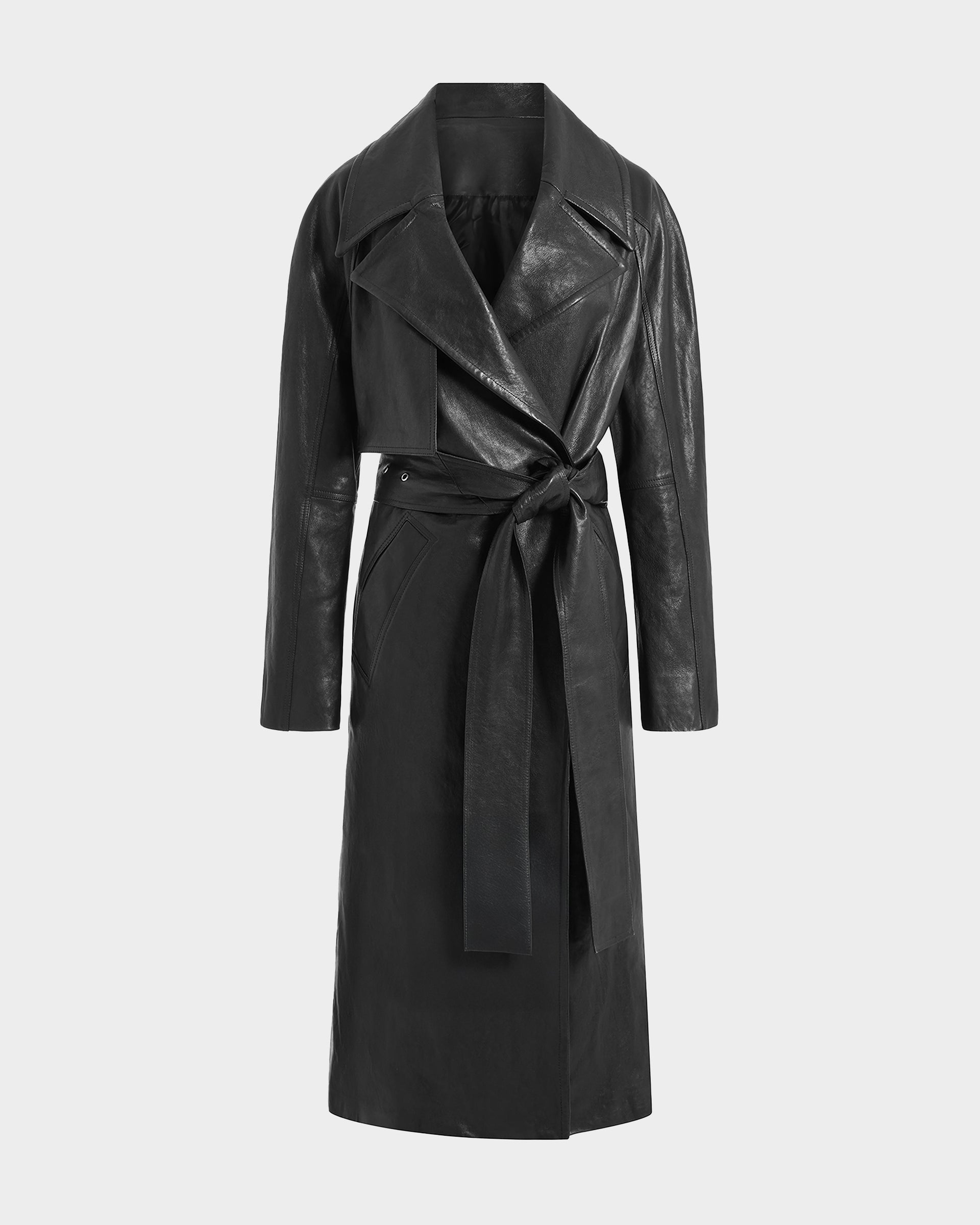 Palmi Coat in Leather