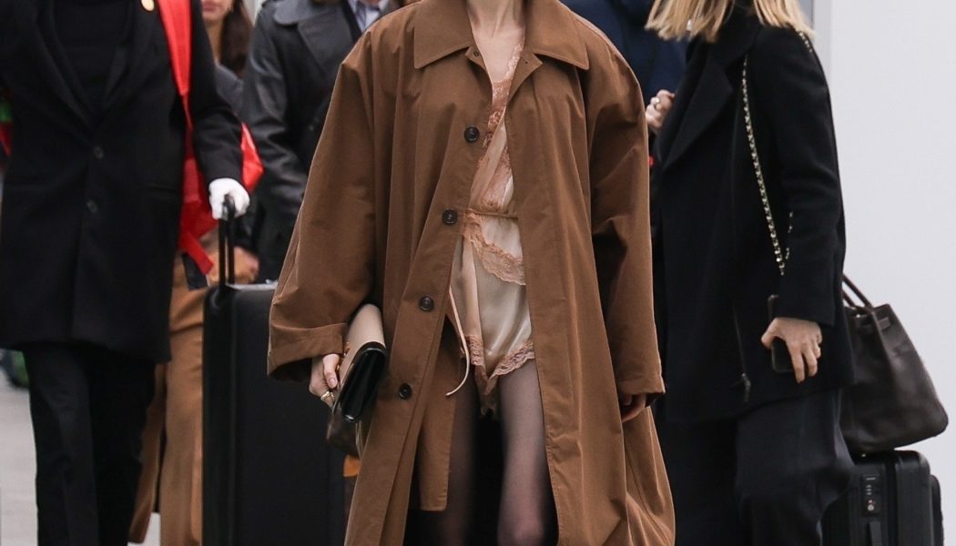 Lily Collins Just Wore the 2026 Trend I Never Expected to Spot at a Train Station (Even in Paris)