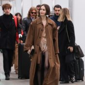 Lily Collins Just Wore the 2026 Trend I Never Expected to Spot at a Train Station (Even in Paris)