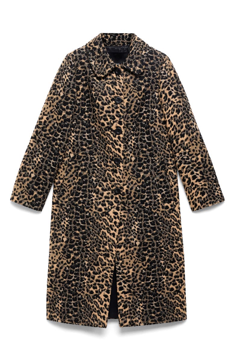 Leopard Metallic Coat