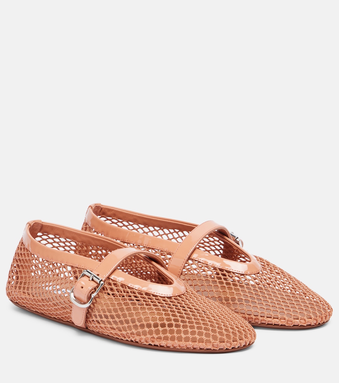 Fishnet Ballet Flats