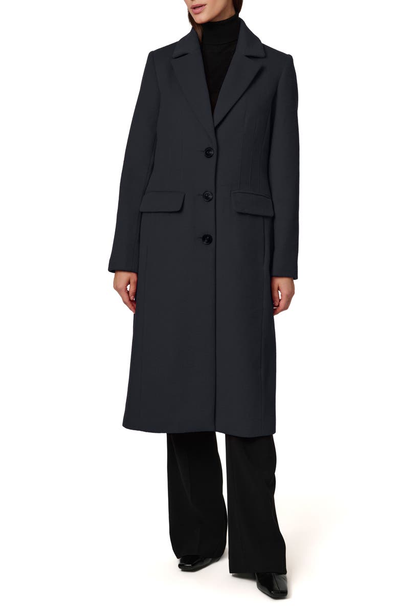 Structured Wool Blend Coat