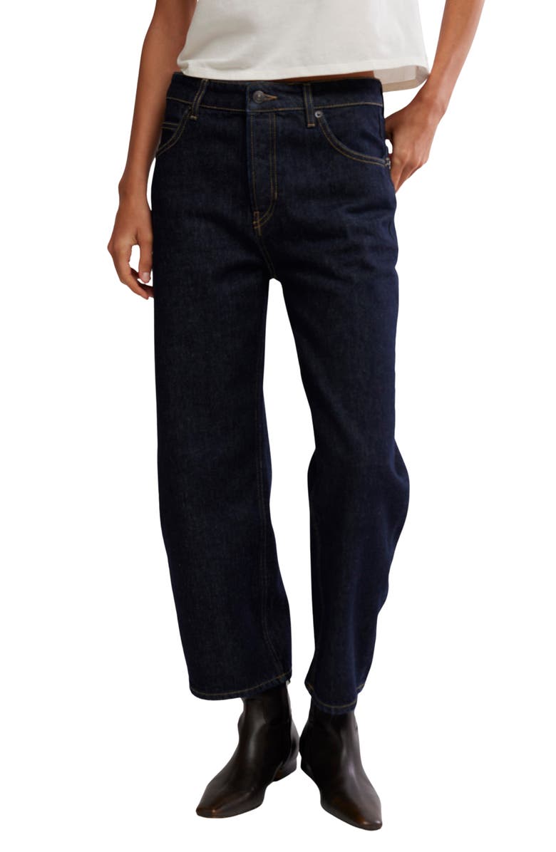 Deep Trance High Waist Crop Jeans