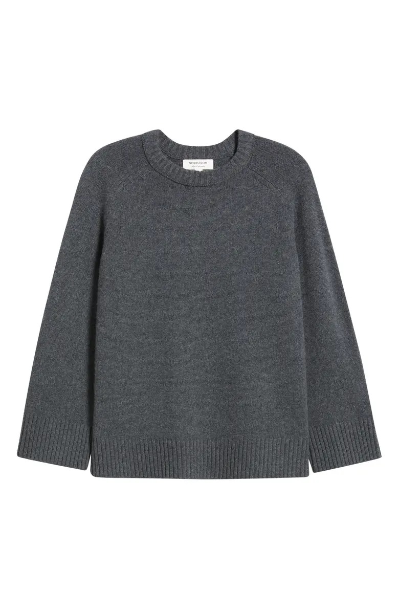 Nordstrom, Crewneck Wool &amp;amp; Cashmere Sweater