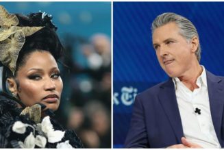 Nicki Minaj Clowns Gavin Newsom, Newsom's Office Claps Back