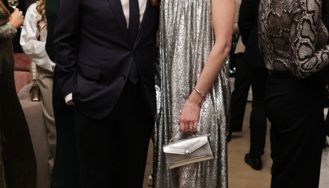 Not Sheer, Not Bodycon—Anne Hathaway's Holiday Party Dress Trend Is Much More Grown-Up and Elegant