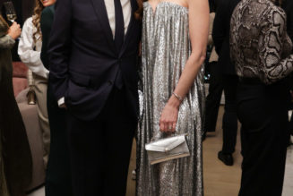 Not Sheer, Not Bodycon—Anne Hathaway's Holiday Party Dress Trend Is Much More Grown-Up and Elegant