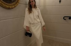 Not Sparkles, No Velvet—This is the Elegant Dress Trend French Women Wear During Party-Season Instead