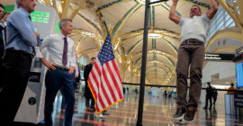 Sean Duffy & Robert F. Kennedy Jr. Clowned For Holding Struggle Pull Up Contest In Airport