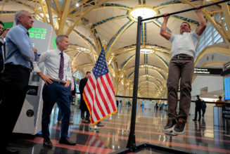 Sean Duffy & Robert F. Kennedy Jr. Clowned For Holding Struggle Pull Up Contest In Airport