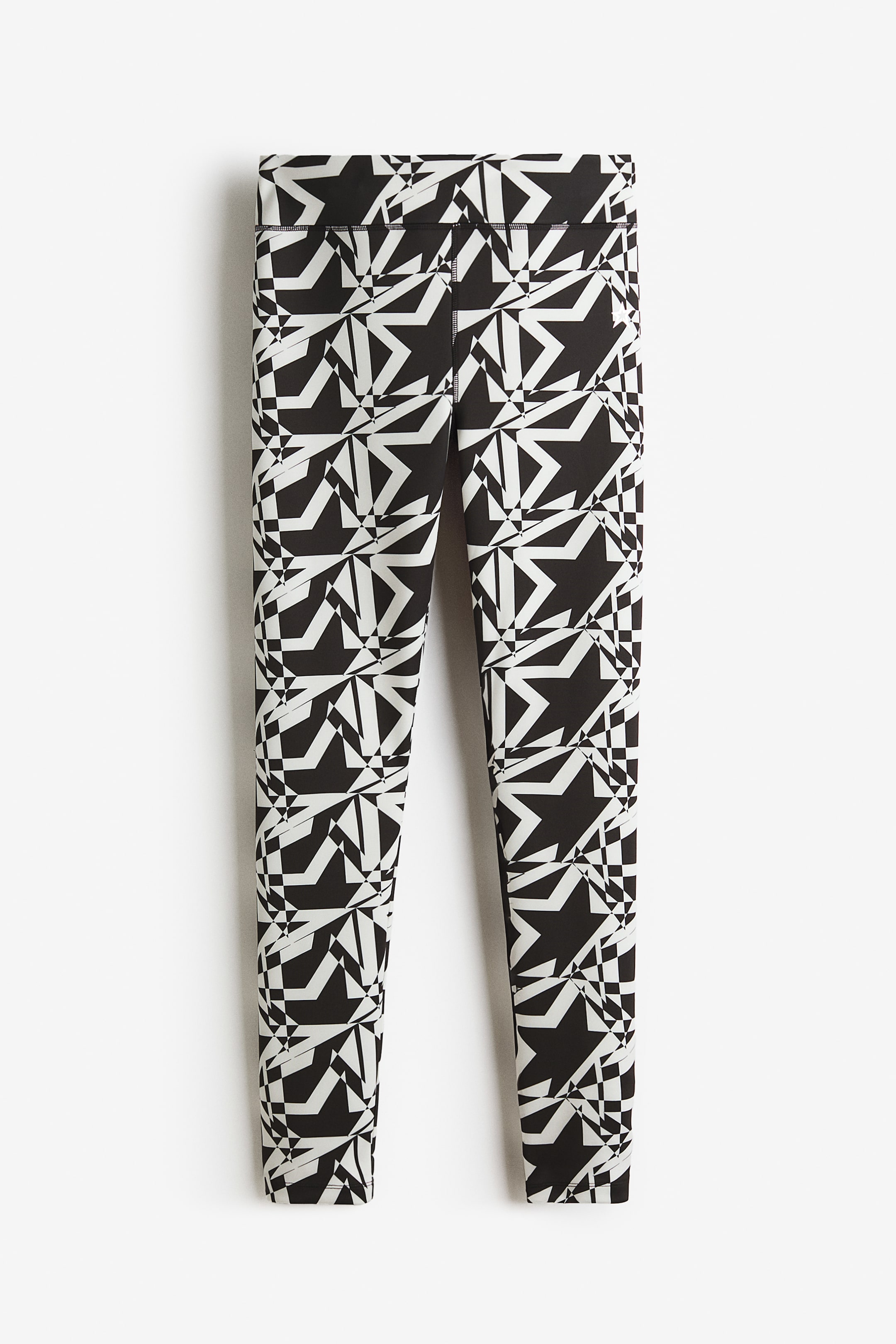 Printed Leggings - Black/white