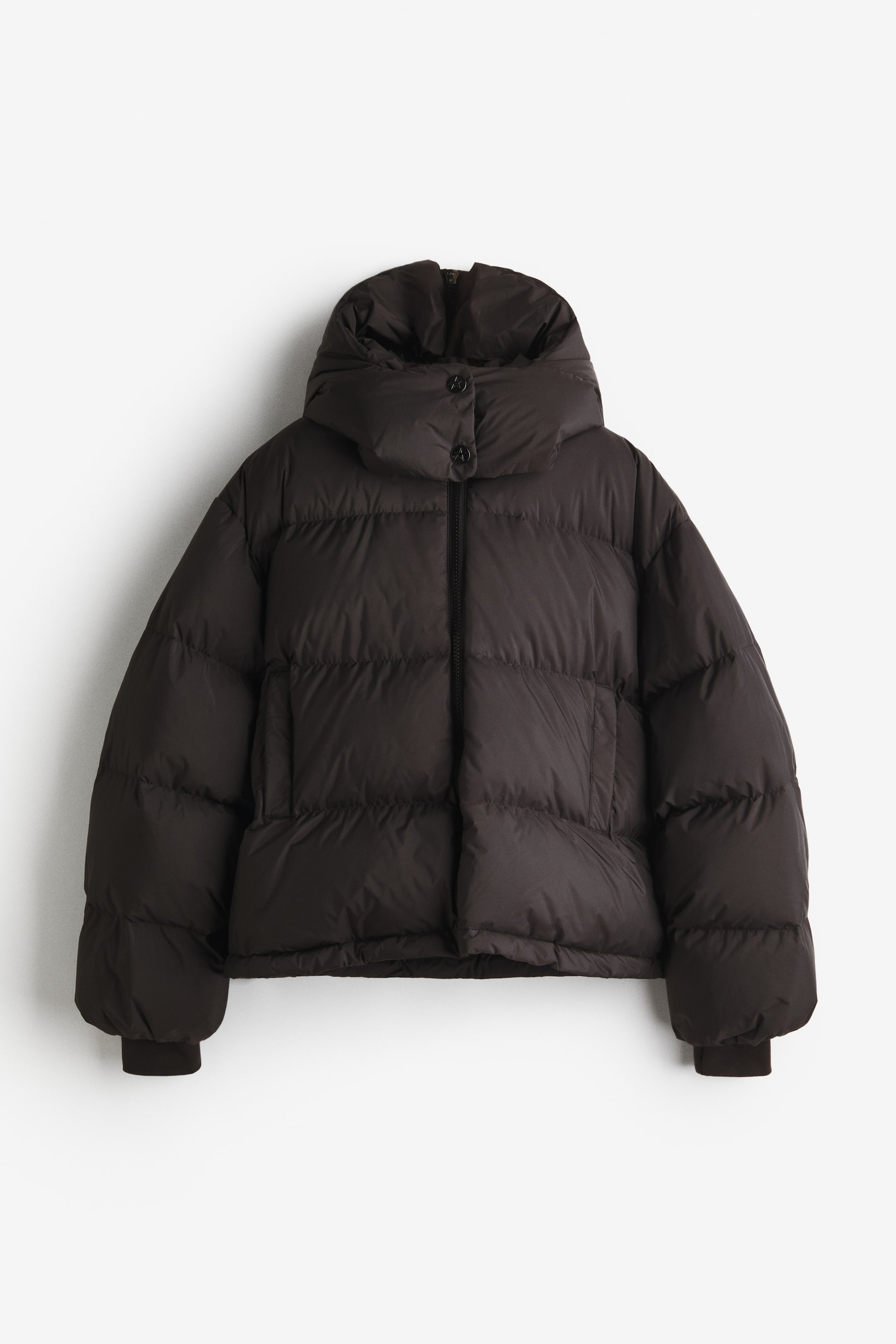Water-Repellent Down Jacket - Black