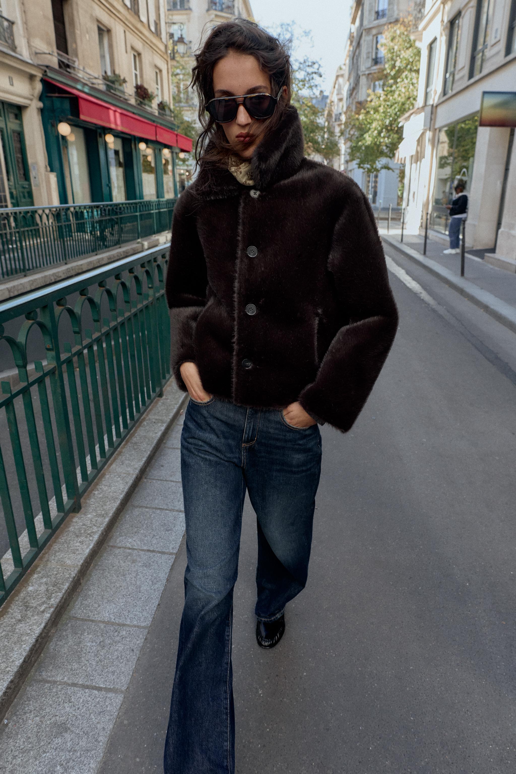 Reversible Double Faced Faux Leather Jacket