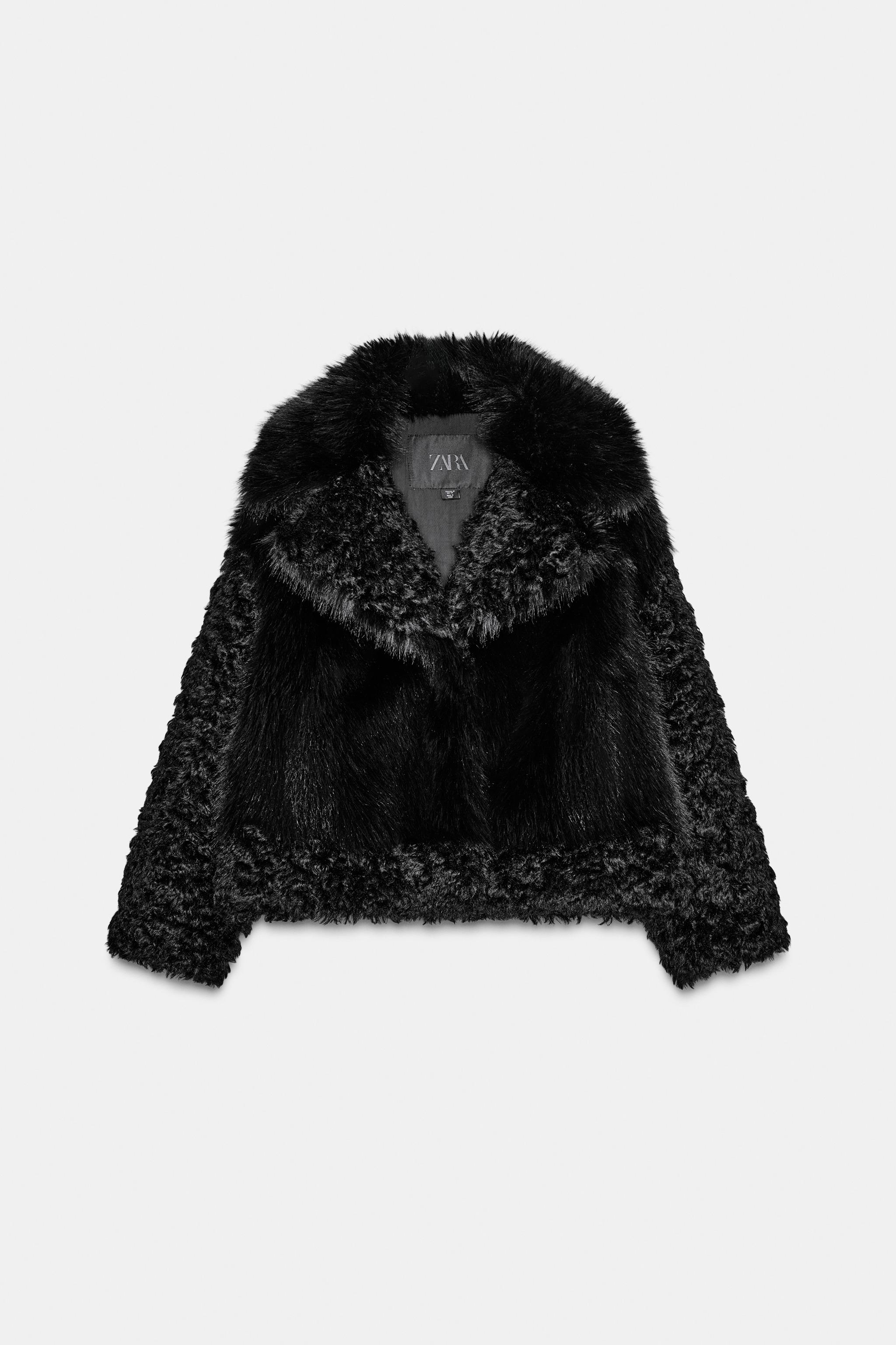 Zw Collection Faux Fur Short Coat