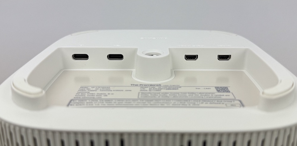 Samsung The Premiere 5 Anschluesse Detail