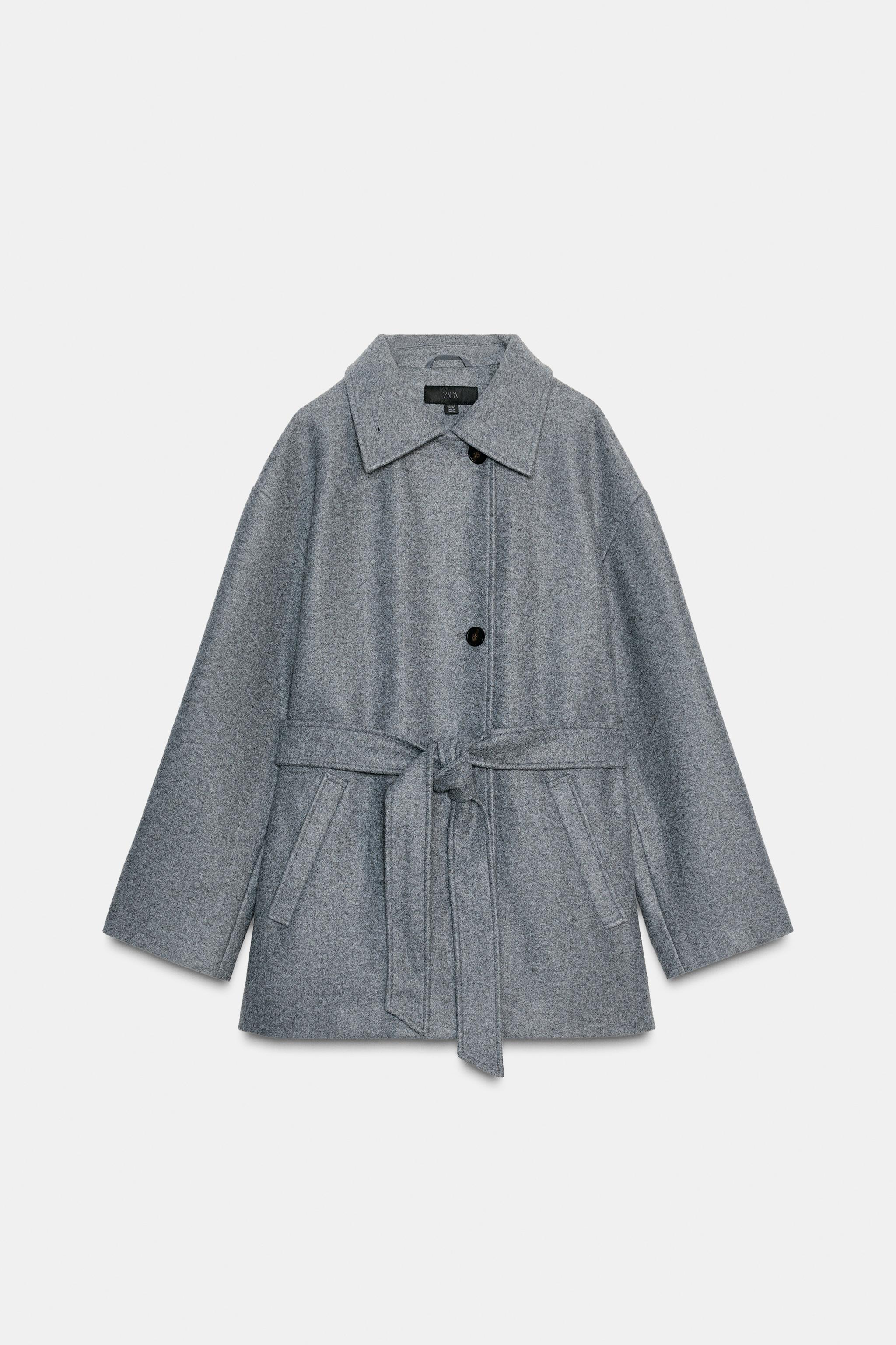 Soft Double-Position Collar Coat