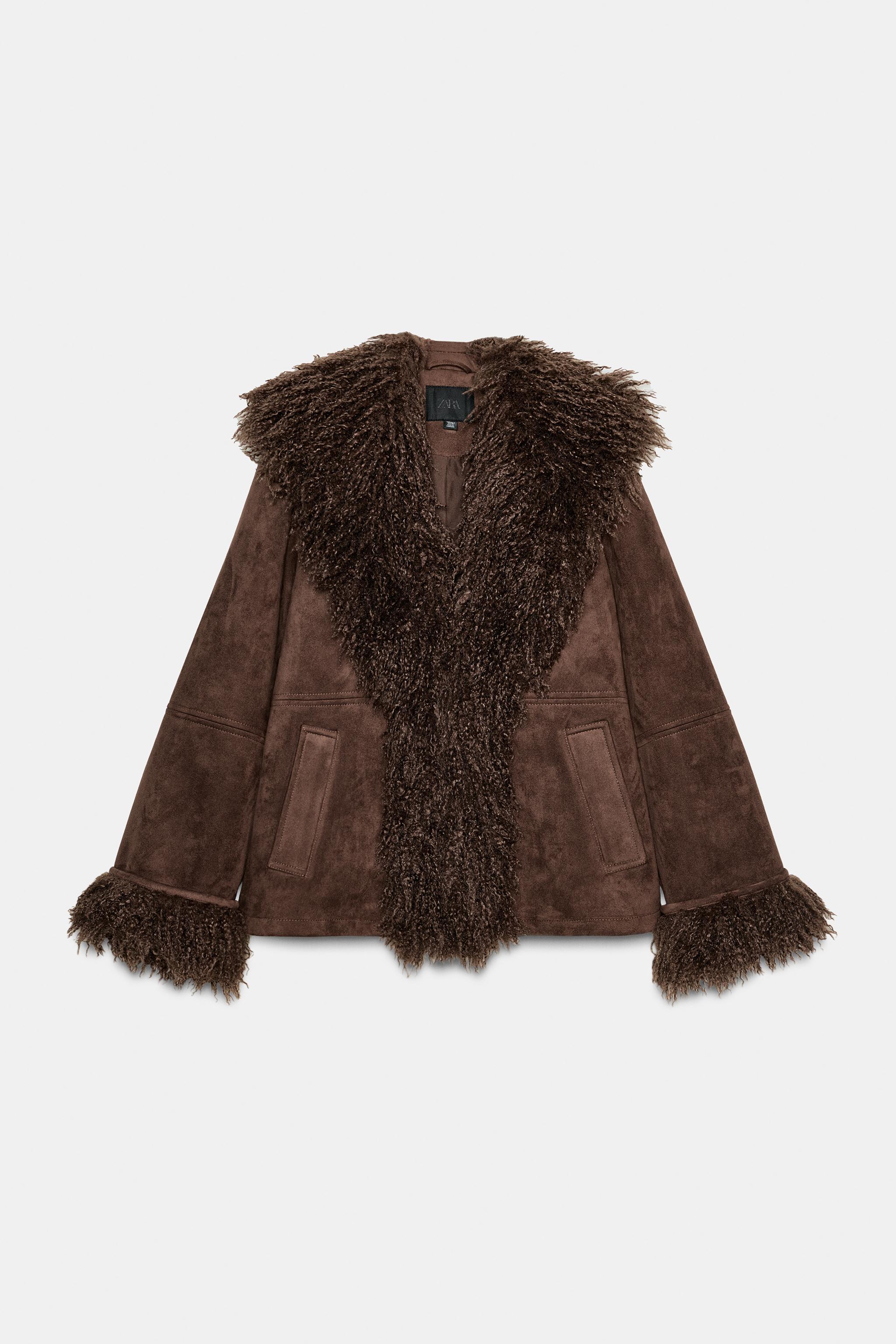 Double-Faced Faux Fur Jacket