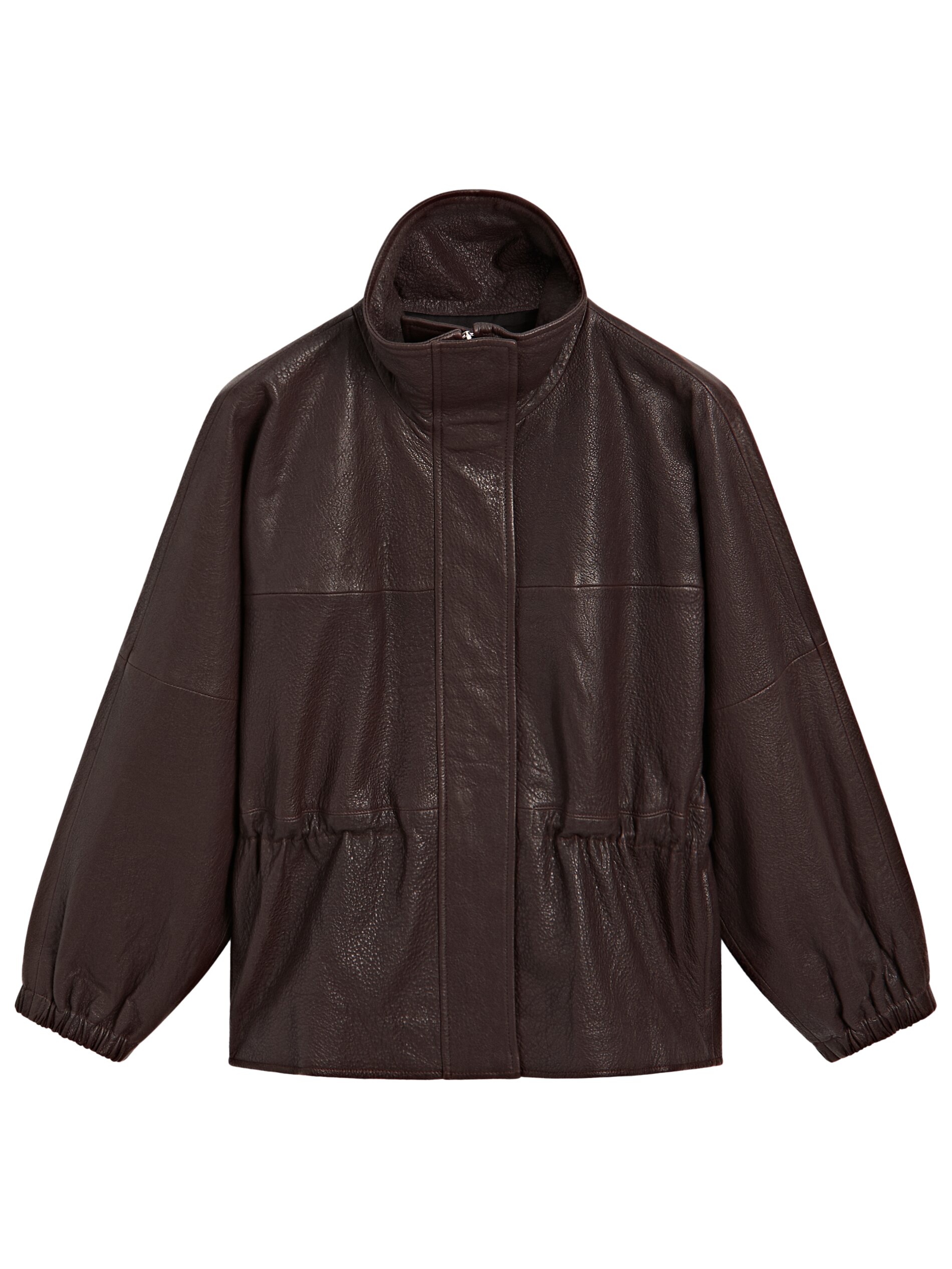 Nappa Leather Jacket With Grainy Finish