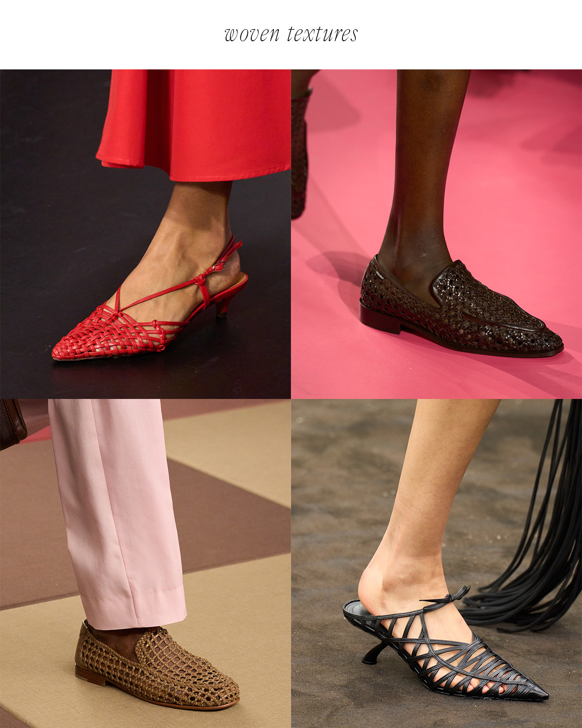 2026 shoe trends from the spring/summer 2026 runways