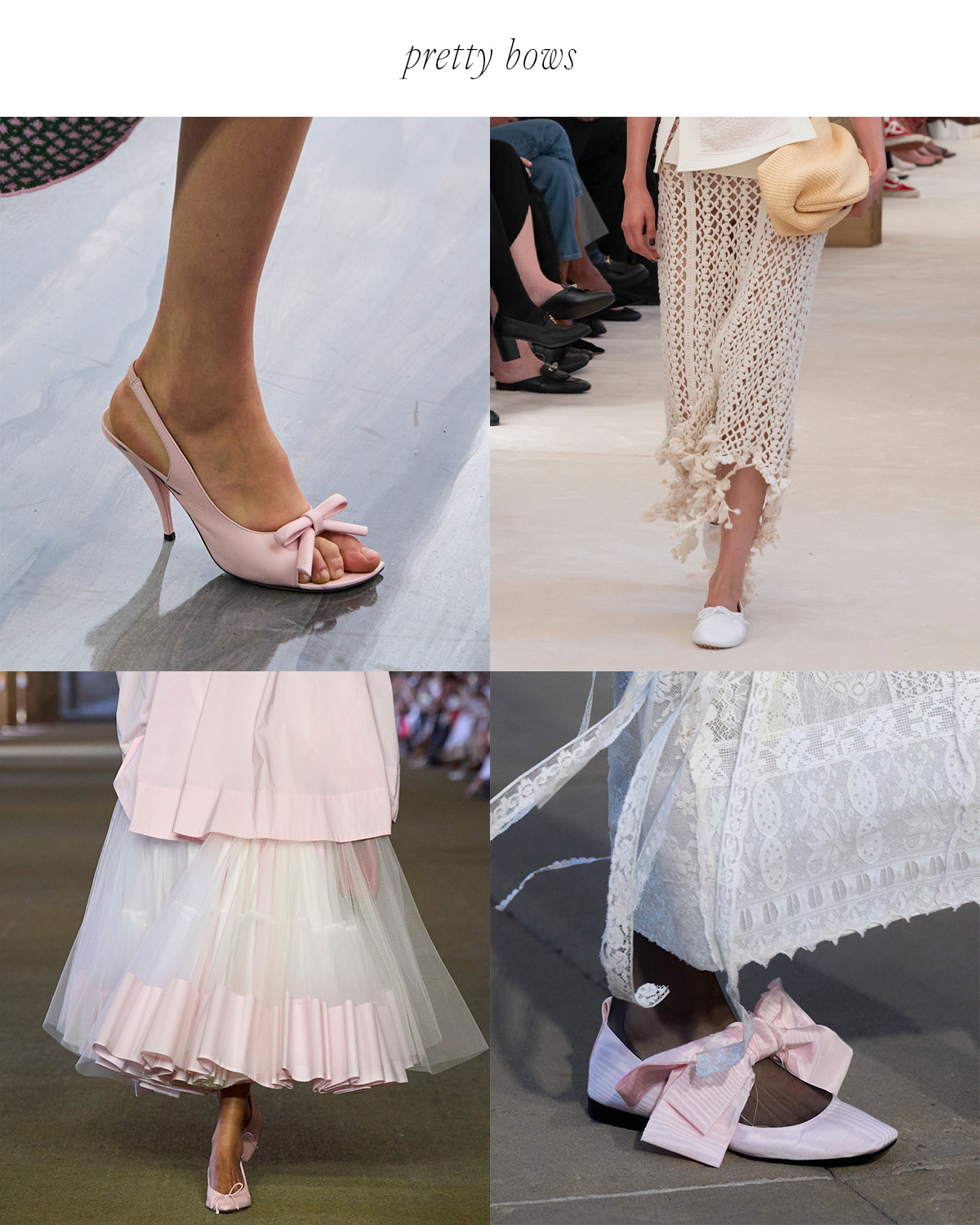2026 shoe trends from the spring/summer 2026 runways