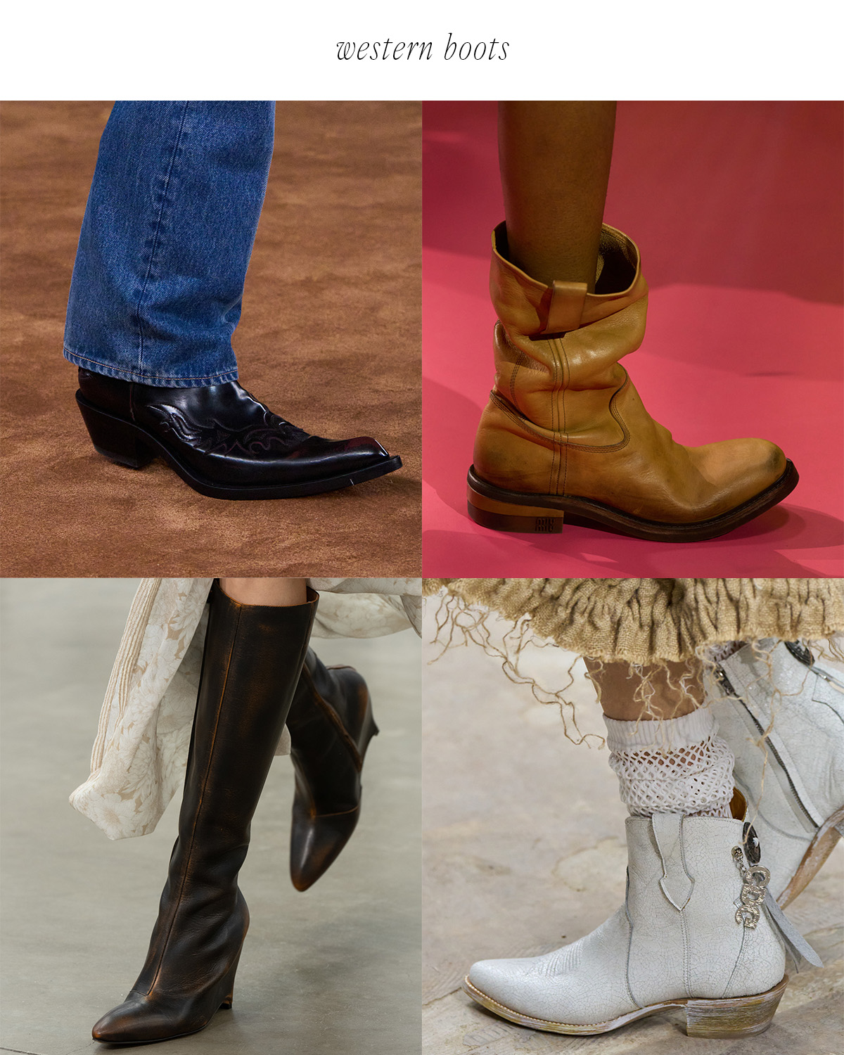 2026 shoe trends from the spring/summer 2026 runways