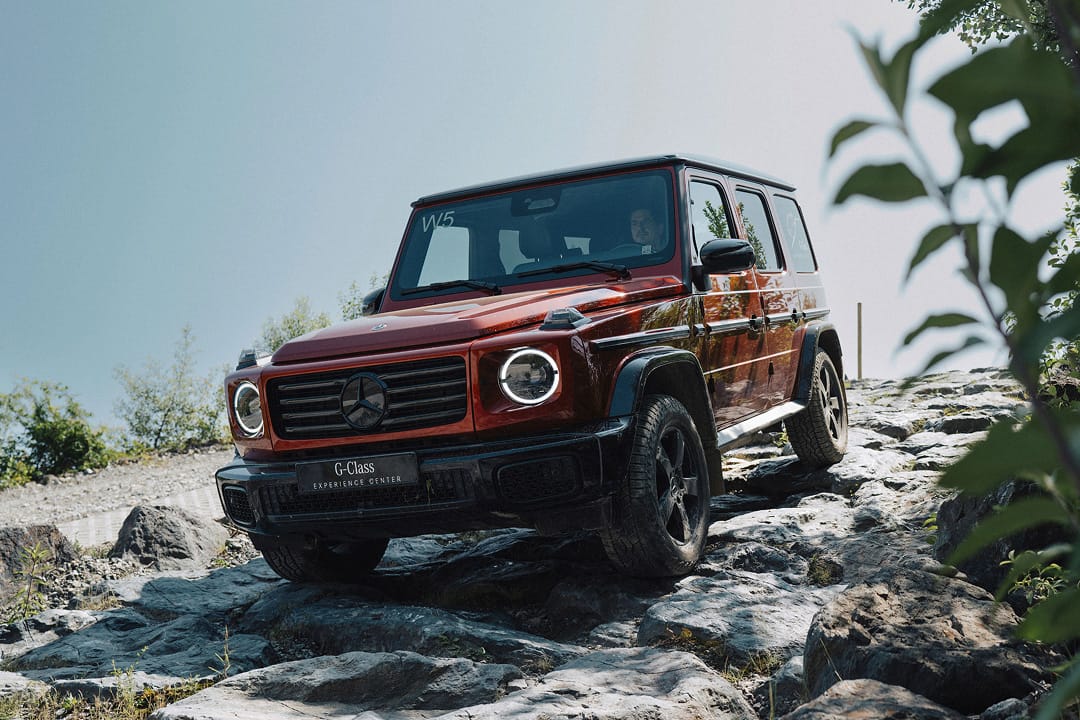 Mercedes-Benz G-Class mercedes experience center automotive gift guide hypebeast austria germany vehicle adventure immersive art installation visit 