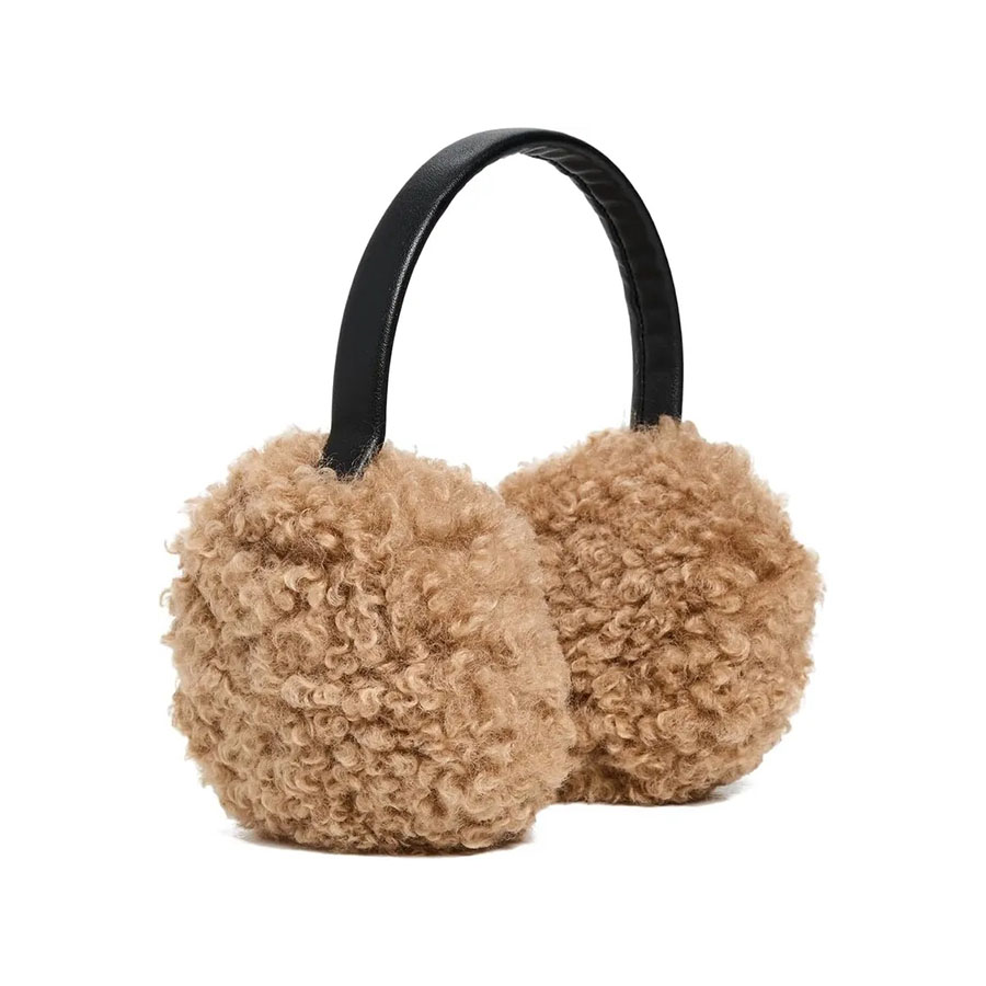 Apparis Women&#039;s Esme Bouclette Earmuffs, Camel, Tan, One Size