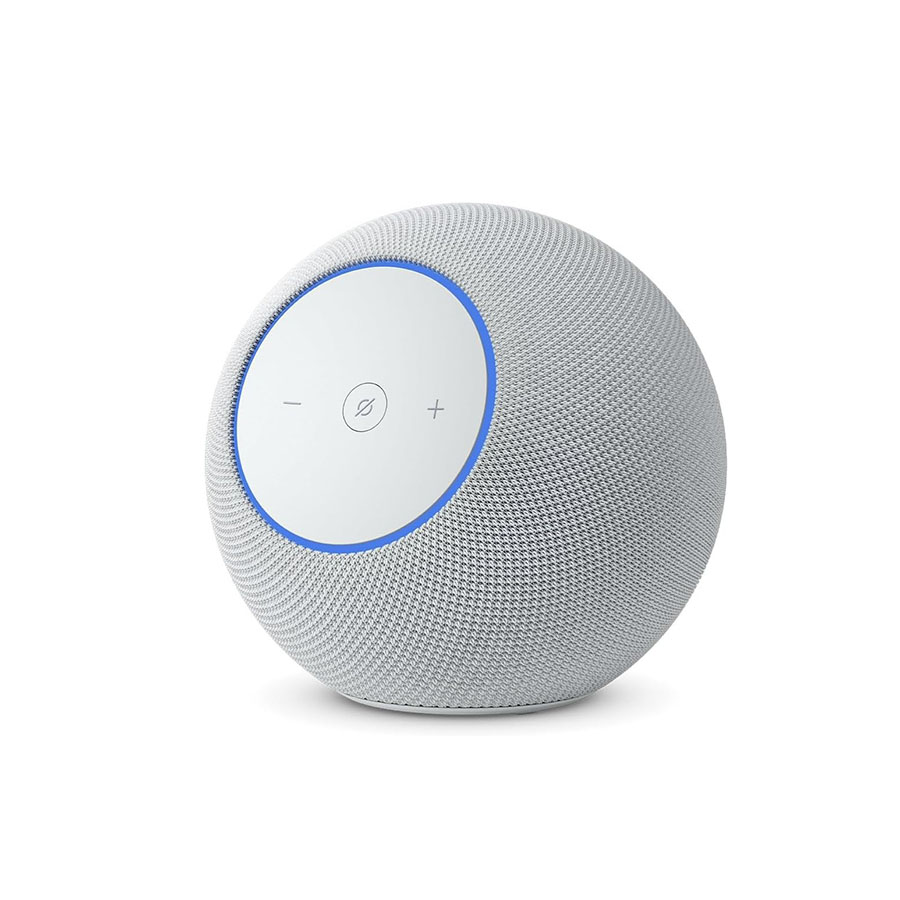 Amazon Echo Studio (newest Model), Compact Design, Immersive Spatial Audio and Dolby Atmos, With Alexa+ Early Access, Glacier White