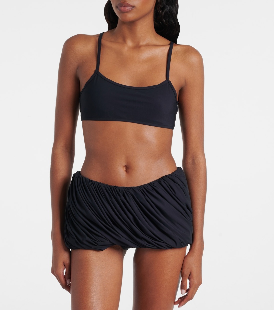 Ala&amp;iuml;a, Pleated low-rise bikini